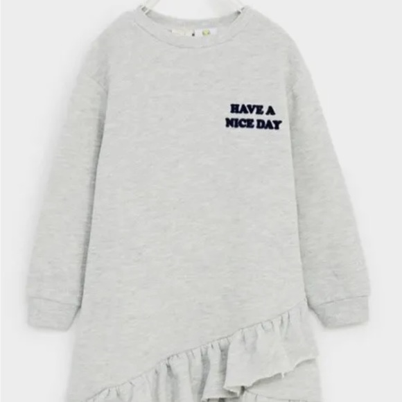 Excellent condition Zara sweatshirt dress oversize 12-14 - Picture 3 of 7